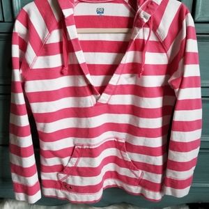 ST. JOHN'S BAY CORAL WITH WHITE STRIPES JACKET